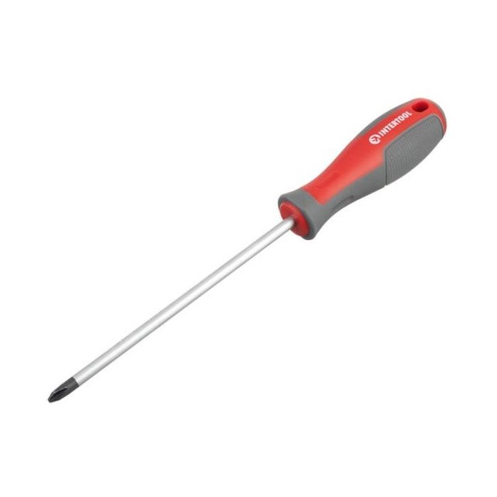 купить купить Отвертка крестовая PH2*150 мм, CR-V INTERTOOL VT-3322  