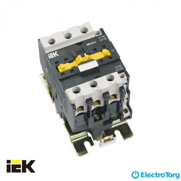 купить купить Контактор КМИ-48012 80А 220В/АС3 1з+1р (НО+НЗ) ИЭК (IEK)  