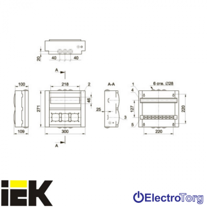 купить купить Корпус металлический ЩРн-36-1 36 IP31 "LIGHT" ИЭК  