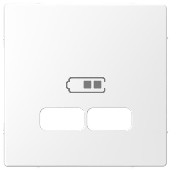 купить купить Центральная накладка USB белый лотос Merten D-Life Schneider Electric (Шнайдер Электрик)  