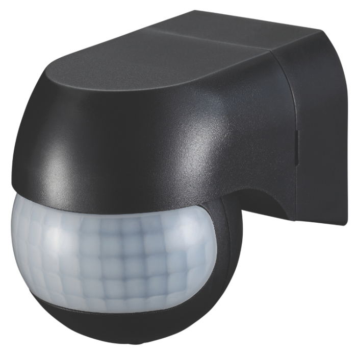 Датчик руху VELMAX V-ІМS-14, AC220V, кут 180°, (ST11), чорний