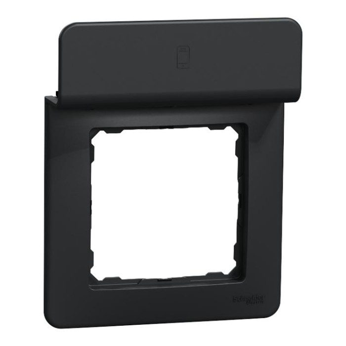 Рамка з підставкою для мобільного Чорний Sedna Design Schneider Electric