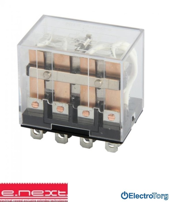 купить купить Реле промежуточное e.control.p1045, 10А, 110В АC, на 4 группы контактов, катушка E.NEXT(Енекст)  