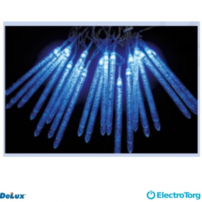 купить купить Гирлянда внутренняя SMALL ICICLE 30LED 7.3m прозрачный шнур IP20 DELUX  