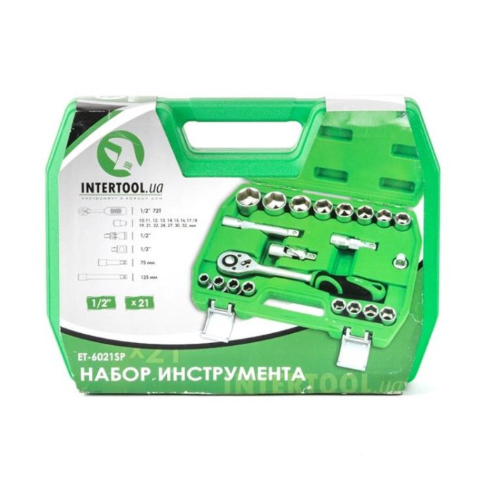 купить купить Набор инструмента 21ед., 1/2&quot;, INTERTOOL ET-6021SP  