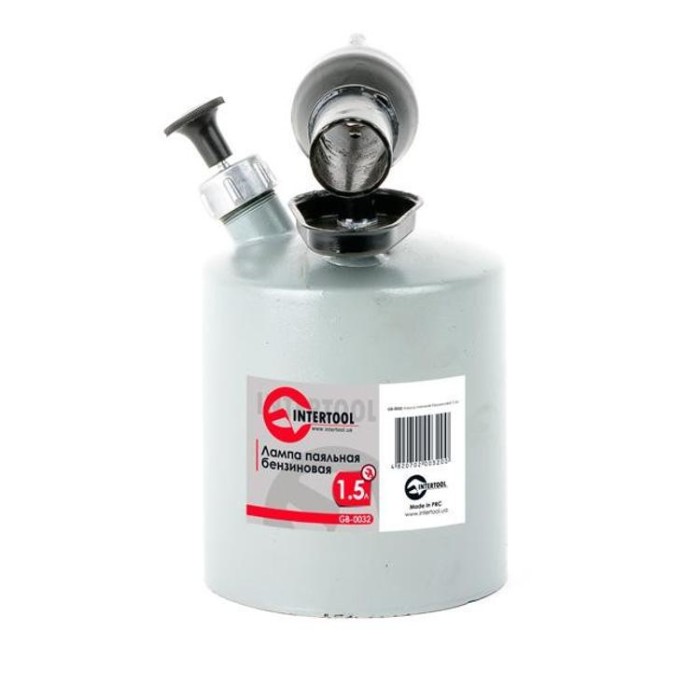 купить купить Лампа паяльная бензиновая 1.5 л INTERTOOL GB-0032  