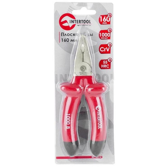купить купить Плоскогубцы 160 мм 1000 В INTERTOOL NT-0312  