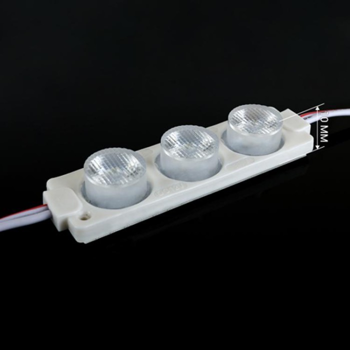 купить купить Светодиодный модуль BRT XG6 3030-3 led W 3W 12В 7000K линза 3 бочки  