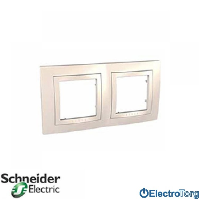 Рамка двойная горизонтальная Unica Basic Schneider