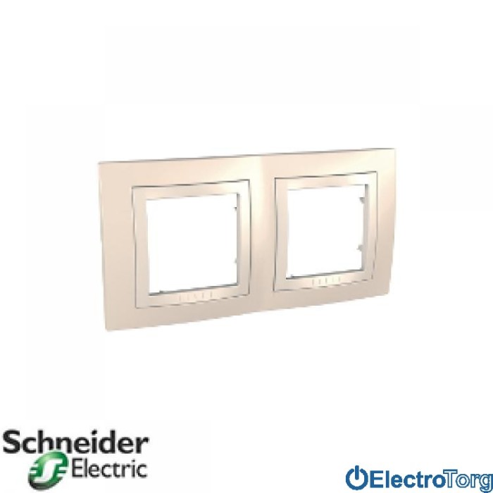 Рамка двойная горизонтальная Unica Basic Schneider