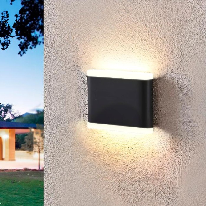 купить купить LED Світильник архітектурний AR06 IP54 VIDEX 6W 2700K чорний  