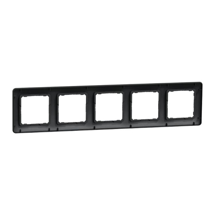 Рамка 5-постова Чорний Sedna Design Schneider Electric