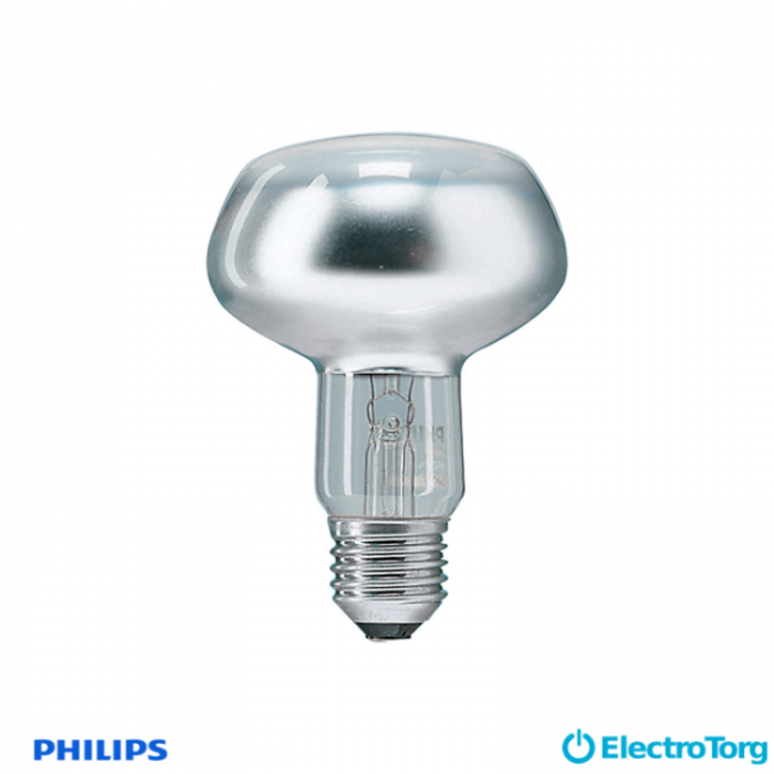 купить купить Лампа накаливания Refl 75W E27 230V NR80 25D 1CT/30 Philips  