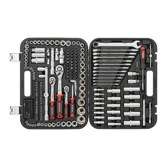 купить купить Набор инструментов 1/2&quot;&amp;3/8&quot;&amp;1/4&quot;, 219ед., Cr-V STORM INTERTOOL ET-8219  