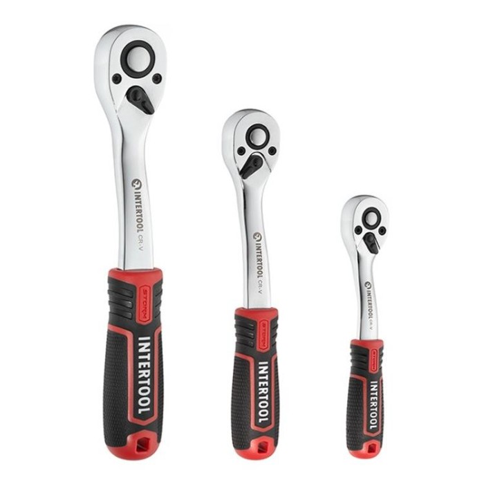 купить купить Набор инструментов 1/2&quot;&amp;3/8&quot;&amp;1/4&quot;, 219ед., Cr-V STORM INTERTOOL ET-8219  