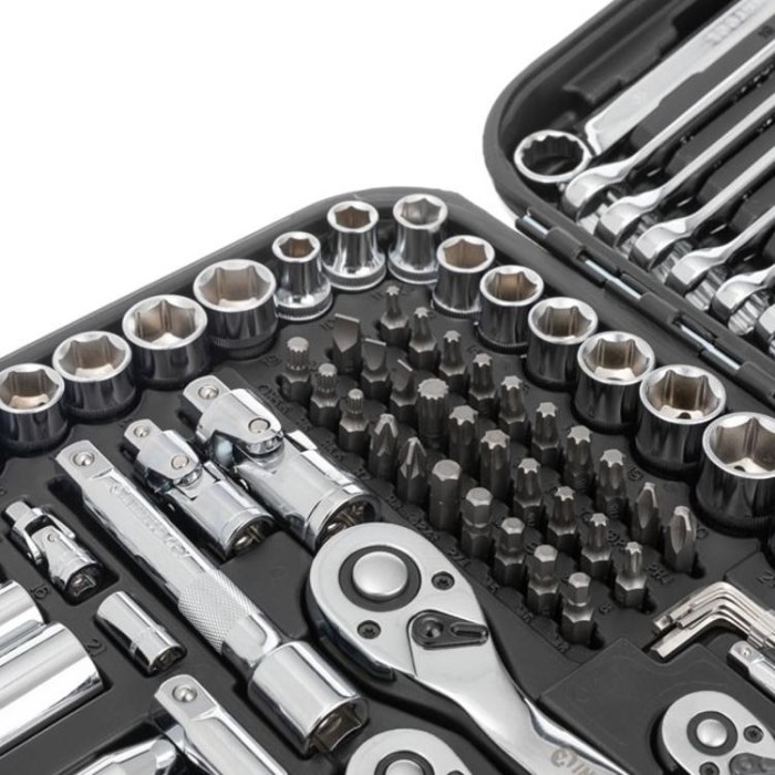 купить купить Набор инструментов 1/2&quot;&amp;3/8&quot;&amp;1/4&quot;, 219ед., Cr-V STORM INTERTOOL ET-8219  