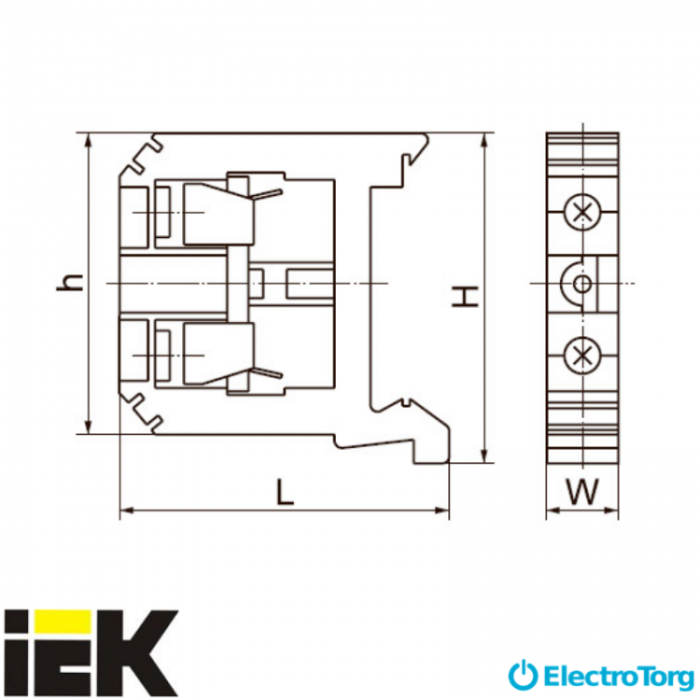 купить купить Заглушка для ЗНИ 4-6мм2 (JXB35-50A) серый ИЭК  