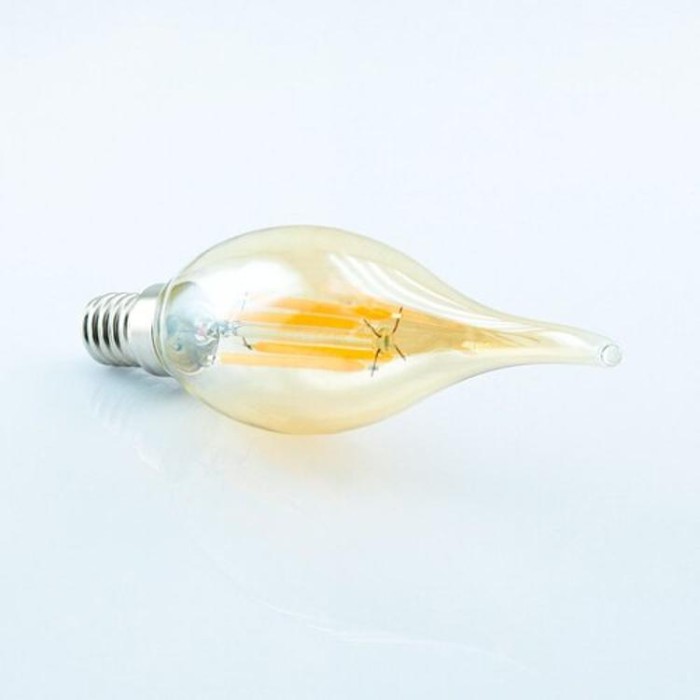 купить купить Светодиодная лампа Biom FL-415 C35 LT 4W E14 2530K Amber свеча на ветру  