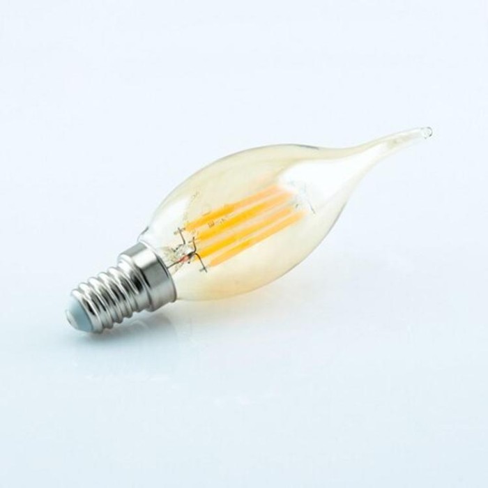 купить купить Светодиодная лампа Biom FL-415 C35 LT 4W E14 2530K Amber свеча на ветру  