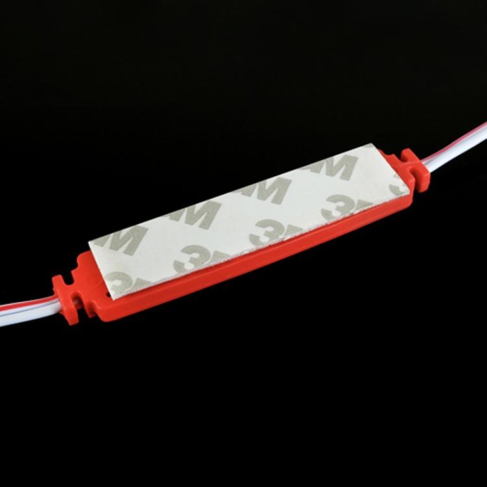 купить купить Светодиодный модуль BRT XG191 5630-3 led W 1,5W RED, 12В, IP65 красный с линзой полусфера  