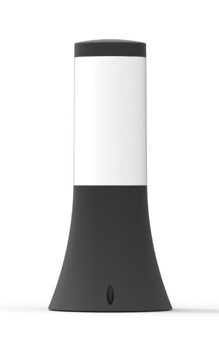 Світильник GARDEN малий, 40W, E27, IP44, ударост. PC/PP, чорний, (016 038 010118).