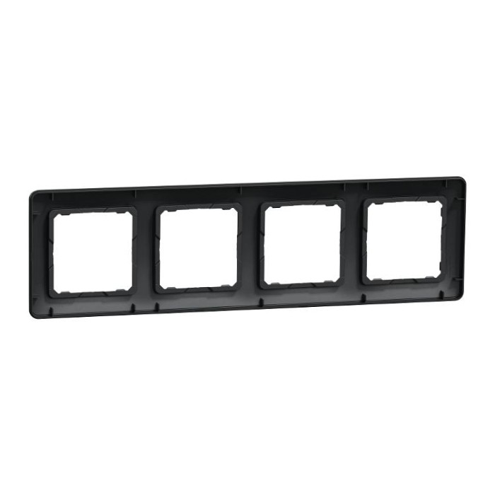 купить купить Рамка 4-постова Чорний Sedna Design Schneider Electric  