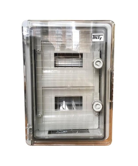 Корпус пластиковий ЩРН-П-16 PRO, пр. дв. ABS IP65 8х2 250х350х150 Україна