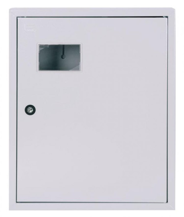Корпус обліку металевий e.mbox.pro.n.f3.27 IP31 навісний під 3ф лічильник, 27 модулів E.NEXT