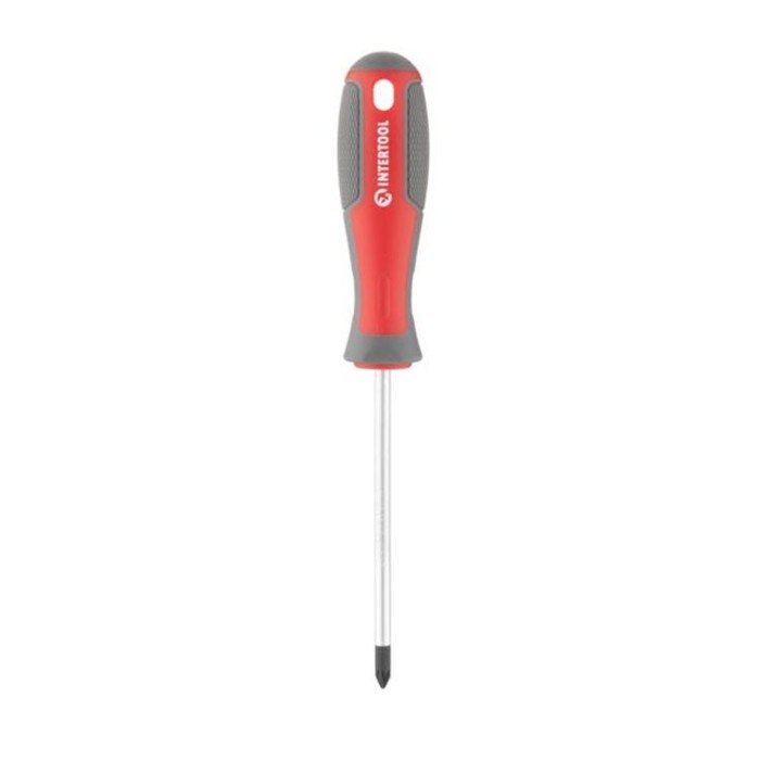 купить купить Отвертка крестовая PZ1*100 мм, CR-V INTERTOOL VT-3332  