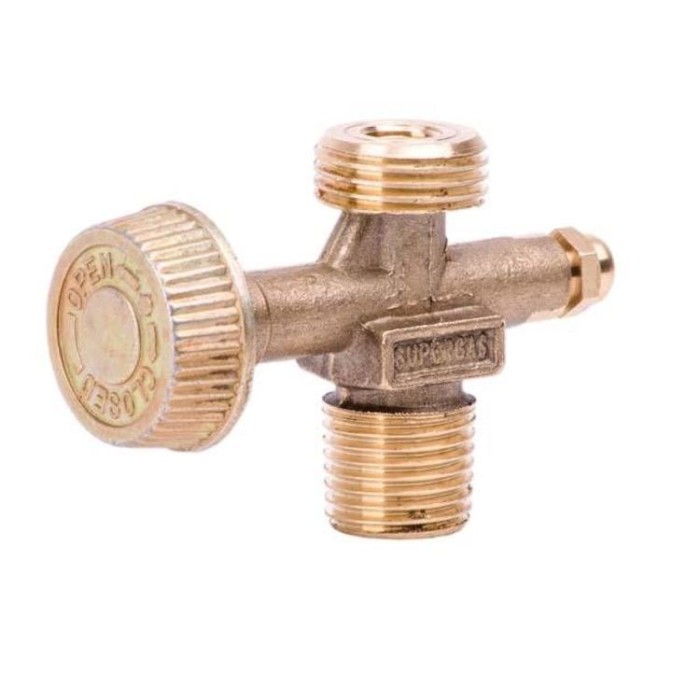 купить купить Вентиль для газовых баллонов и горелок INTERTOOL GS-0009  