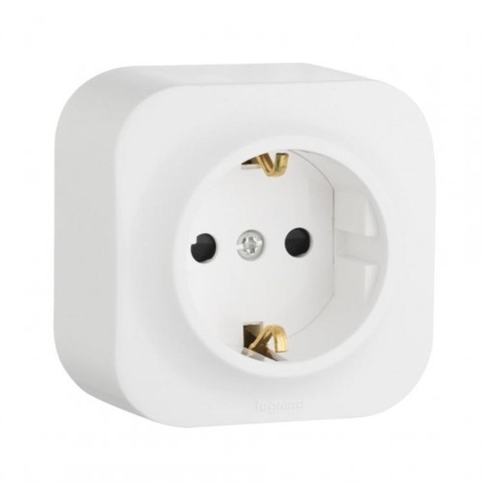 купить купить Розетка з/з, 16А, 250V, білий, Forix, Legrand,  