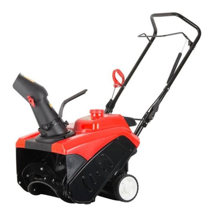 купить купить Снегоуборщик бензиновый, 4-х тактный двигатель 2.2 HP / 1,65 кВт, рабочая ширина 460 мм, с регулировкой направления выброса снега INTERTOOL SN-4000  