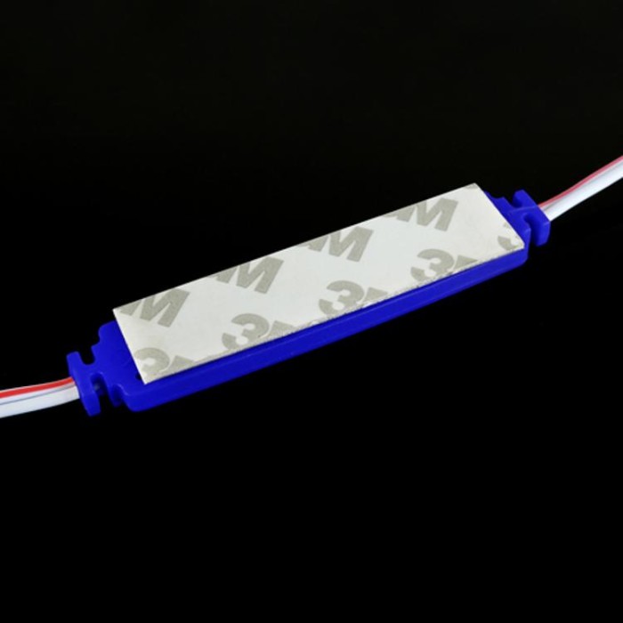 купить купить Светодиодный модуль BRT XG192 5630-3 led W 1,5W BLUE, 12В, IP65 синий с линзой полусфера  