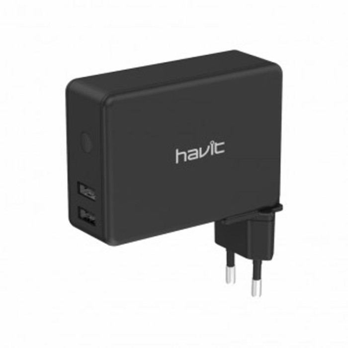 купить купить Універсальний зарядний пристрій 3в1 HAVIT HV-H147U 2USB+Wireless+РowerBank 4500mAh  