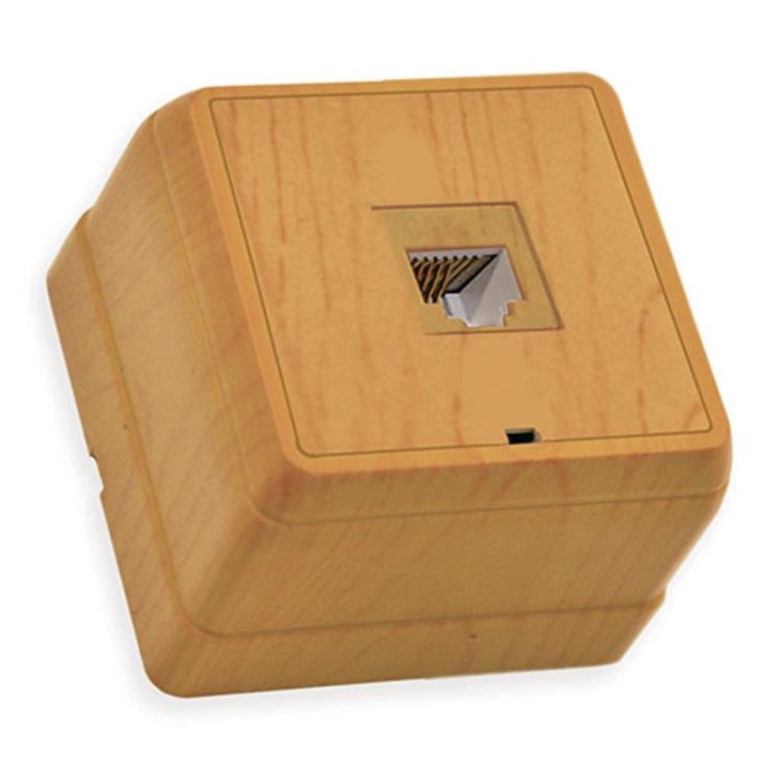купить купить Розетка комп. 1*Rj45 (Cat5), BRON, Mutlusan, &quot;дуб&quot;, (2160 136 0258)  