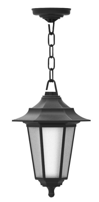 Світильник парковий FLORA, стел., 40W, E27, IP67, ударост. PC/PP, чорний, (016 038 412011)