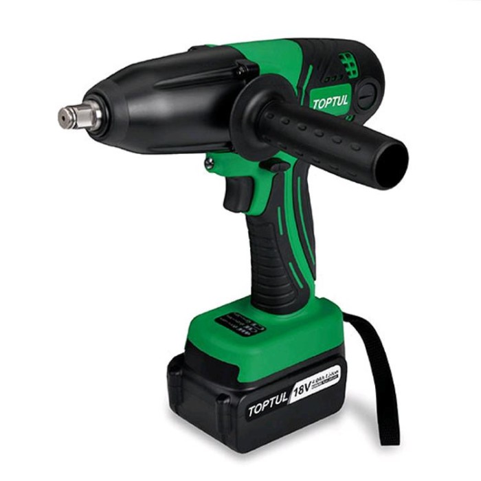 Аккумуляторный гайковерт TOPTUL 1/2&amp;quot; 850Nm 2200об/мин KPAB1685E