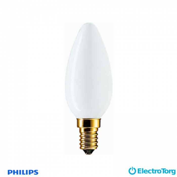 купить купить Лампа накаливания Soft 60W E14 230V B35 WH 1CT/10X10F Philips  