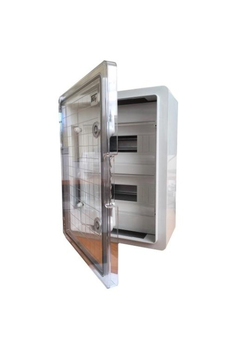 Корпус пластиковий ЩРН-П-24 PRO, пр. дв. ABS IP65 12х2 300х400х170 Україна
