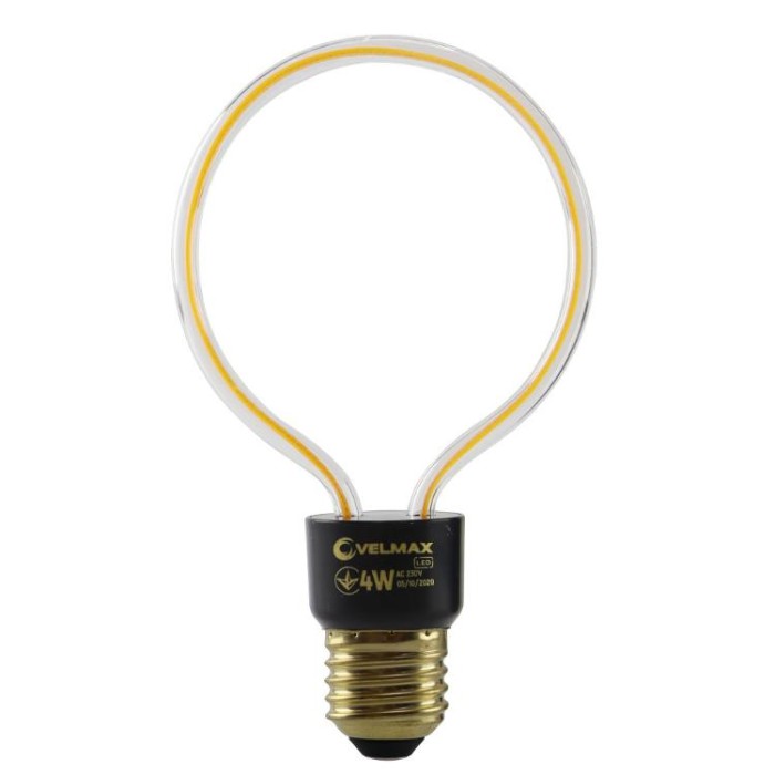 купить купить LED лампа V-Filament-Decor груша 4W E27 2700K 260Lm VELMAX (Велмакс)  