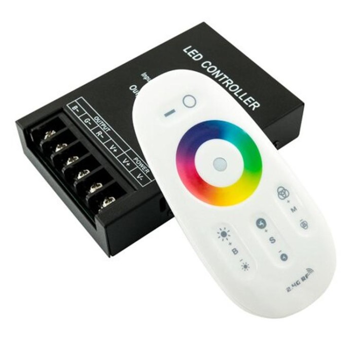 купить купить Контроллер RGB OEM 30А-2.4G-Touch белый  