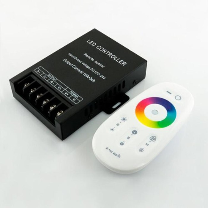 купить купить Контроллер RGB OEM 30А-2.4G-Touch белый  
