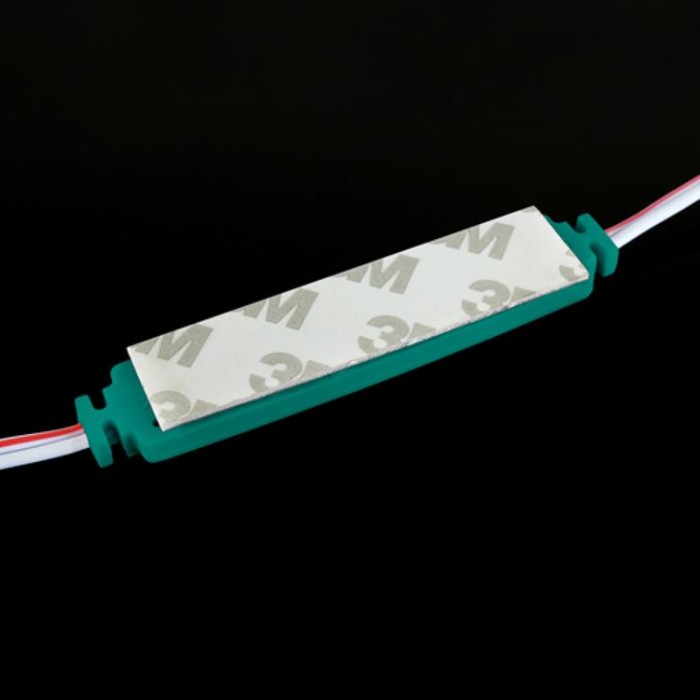 купить купить Светодиодный модуль BRT XG193 5630-3 led W 1,5W GREEN, 12В, IP65 зеленый с линзой полусфера  