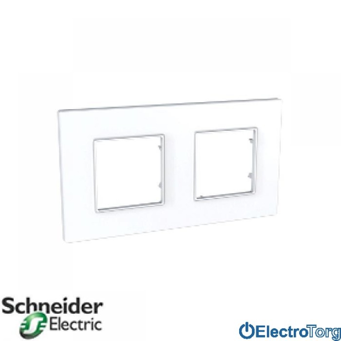 Рамка двойная горизонтальная Unica Quadro Schneider