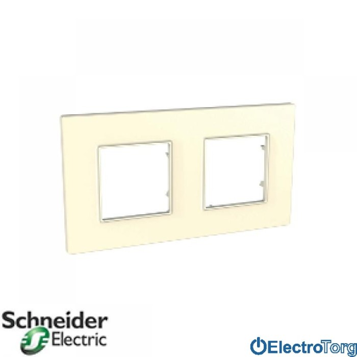 Рамка двойная горизонтальная Unica Quadro Schneider