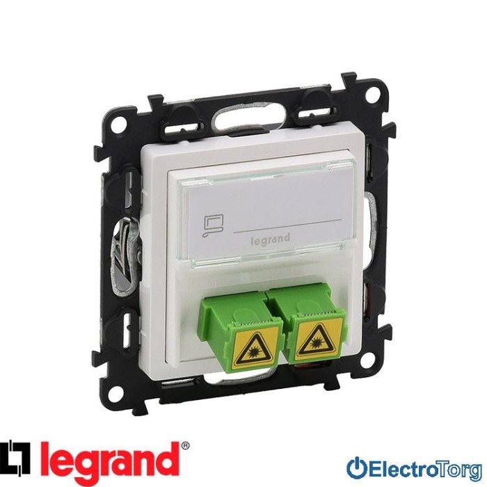 купить купить Механизм розетки оптической 2SC APC белый Valena LIFE Legrand  