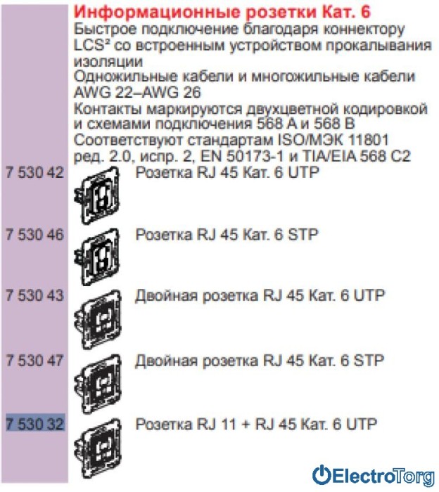 купить купить Розетка телефонная+компьютерная RJ11+RJ45 6 UTP Valena IN'MATIC Legrand  