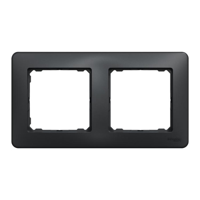 купить купить Рамка 2-постова Чорний Sedna Design Schneider Electric  