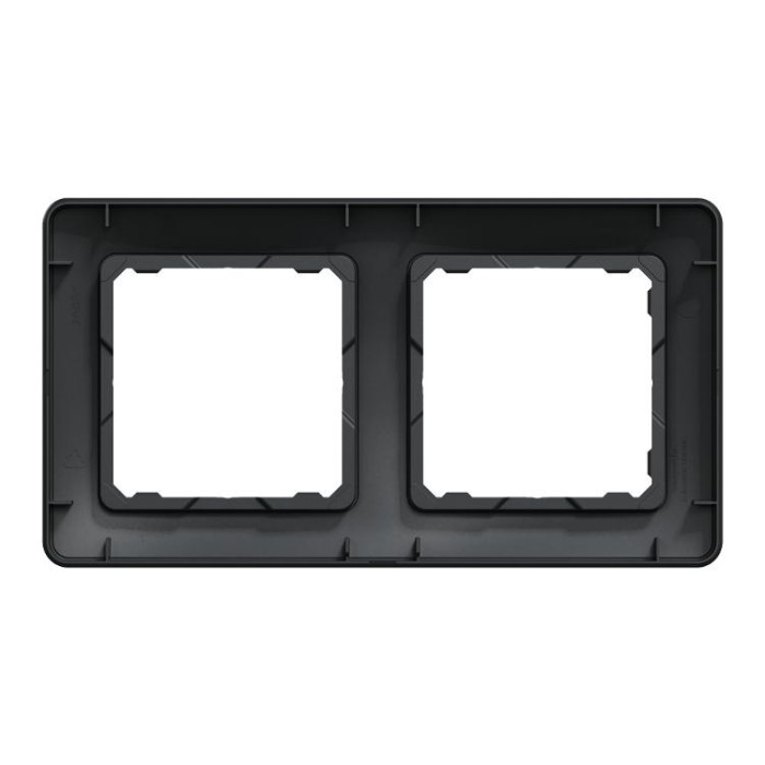 Рамка 2-постова Чорний Sedna Design Schneider Electric