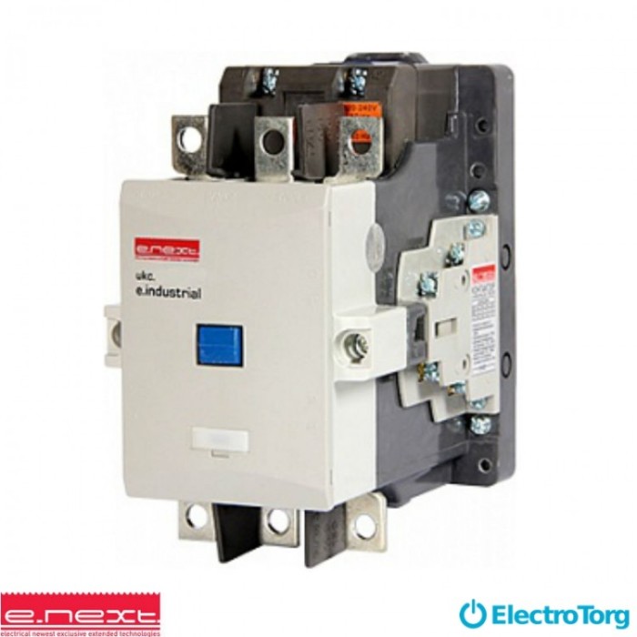 купить купить Контактор e.industrial.ukc.220.220, 220А, 220В,  2no+2nc, E-next  